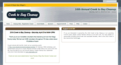 Desktop Screenshot of creektobay.org